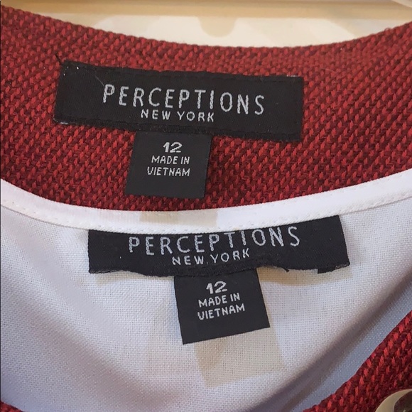 Tri color Jacket and shell top - Picture 2 of 4